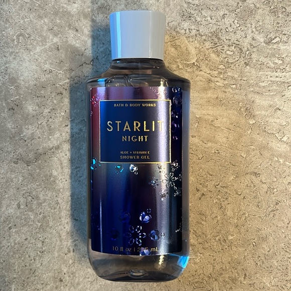 Bath & Body Works Other - BATH & BODY WORKS - STARLIT NIGHT - ALOE + VITAMIN E SHOWER GEL - 10 FL OZ
